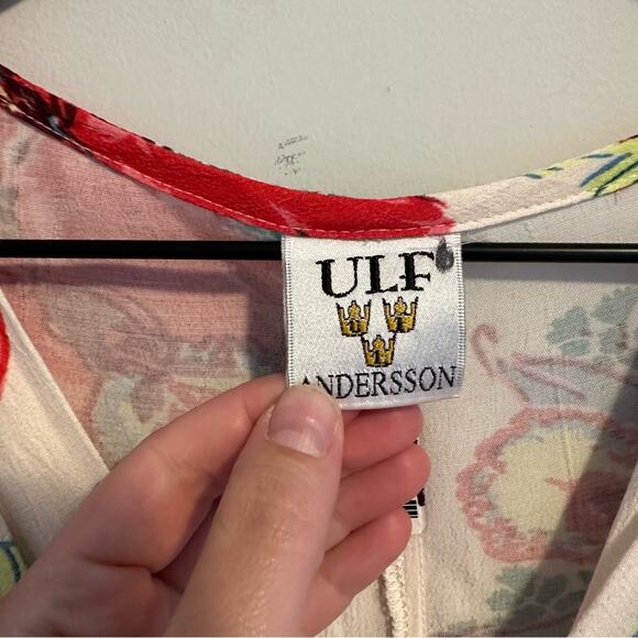 Vintage Ulf Andersson Floral MIDI Dress 6 - Picture 11 of 11